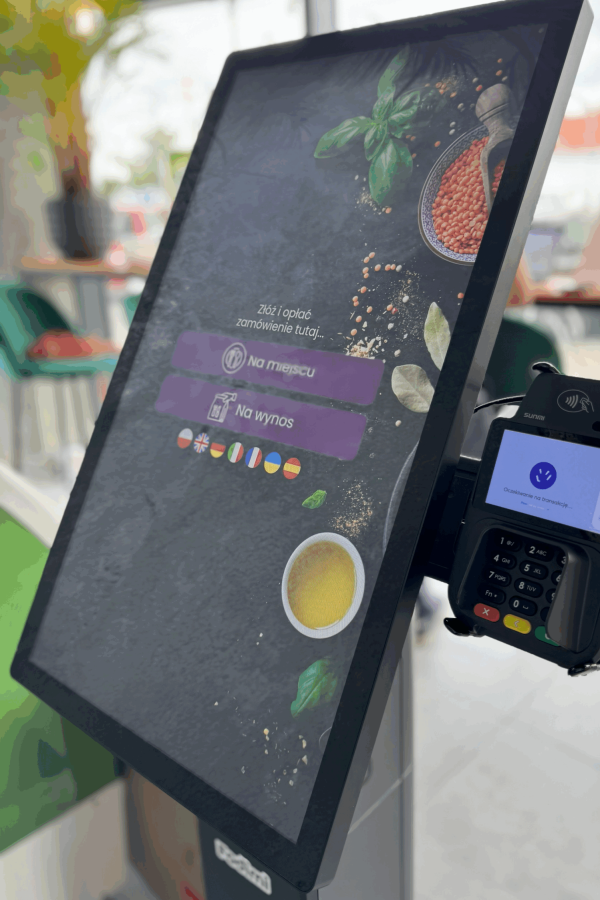 kiosk samoobsługowy